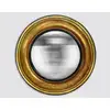 Image de Miroir rond convexe patiné 26x26cm