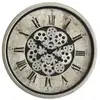 Image de Horloge ronde mécanisme apparent 46x46x8,5cm