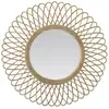 Image de Miroir rond en rotin naturel 58cm