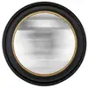 Image de Miroir rond convexe noir 100x100cm