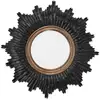 Image de Agathe - miroir soleil ø30 cm - couleur - noir / or GR213C30-0