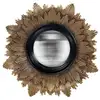 Image de Miroir soleil convexe doré 20cm GR214C20-0