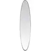 Image de Miroir ovale aux bords fins noir 24x118cm emde premium