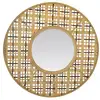 Image de Miroir rond en bambou 80cm emde premium