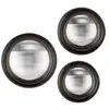 Image de Lot de 3 miroirs ronds convexes patinés 9, 11 et 13 cm emde premium