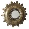 Image de Miroir soleil métal doré 35,5cm emde premium