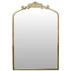 Image de Miroir Fronton métal doré 60,5 x 93 cm, Emdé - EMDE