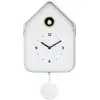 Image de Horloge coucou blanc 20.6x39cm