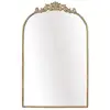 Image de Miroir métal fronton 60x96.5cm doré