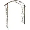 Image de Arche Tube Car20 Pont Fer Vieilli - 180x50x220 Cm - Acier Époxy