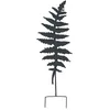 Image de Déco En Métal À Planter Fougère - 25x70 Cm - Anthracite