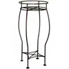 Image de Sellette Ronde Fer Vieilli H. 60 Pour Pot 26 Cm - Acier Époxy