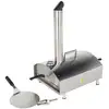 Image de Four A Pizza A Pellets Napoli Inox A Poser Pierr De Cuisson 33x33cm Th° Somagic - 303333