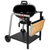 Image de Barbecue Charbon Montana D57cm Acier Emaille 2 Grilles Couvercle Cuisso Somagic - 338570