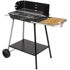 Image de Barbecue À Charbon Excel Duo Grill Sur Chariot - Somagic