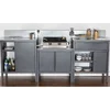 Image de Cuisine Extérieure 3 Modules en Acier Laqué Somagic avec Rangements Multiples