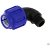 Image de Coude 90° polypropylène à compression 10bar Mâle 3/4 PE Ø25