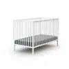 Image de Lit bébé blanc en bois massif 60x120 WEB3294451313025