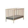 Image de WEBABY - Lit bébé en bois 60x120 ONE Hêtre Brut - Taille unique