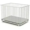 Image de Parc bébé pliant en bois FORMULA BABY - Blanc - 70 x 100 cm - Réglable sur 3 hauteurs