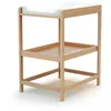 Image de AT4 - Table à langer 1 étagère en bois LIMA Hêtre Verni - Taille unique