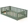 Image de Jurababy - lit enfant au sol en bois sonho mini - 70x140