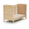 Image de AT4 - Lit bébé évolutif en bois LUNA 60 x 120 cm Hêtre Verni - Taille unique