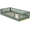 Image de Jurababy - Lit Au Sol Enfant En Bois Sonho - 90x190