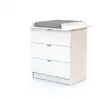 Image de Webaby - Commode À Langer 3 Tiroirs En Bois Alba