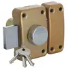 Image de Verrou à bouton city 25 cylindre de 80mm iseo 13020801 002220