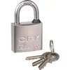 Image de Cadenas en Inox nickelé satiné avec anse et joint détanchéité - Iseo City 30an inox nickvari