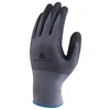 Image de Gants De Travail Nitrile Pu T9 Picots Gris/noir Gauge 15 Delta Plus