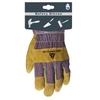 Image de Gants De Travail Cuir Suède Et Toile Renforcée Delta Plus T10