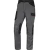 Image de Pantalon de travail - DELTA PLUS - MACH2 M2PA3 - Gris/orange - Genoux préformés - Sergé 65% polyester/35% coton