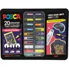 Image de Mallette métal de 20 marqueurs POSCA Groovy Colours