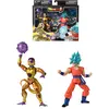 Image de Figurine DB Figurine Dragon Stars 17 cm - Battle Pack - SS Blue Goku vs Golden Frieza BANDAI