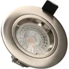 Image de Kit de Spots Encastrables - SAPHYR - GU10 - 5W - 2700K - Acier Brossé - Ø85mm