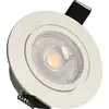 Image de Lot 3 Spots Blanc Encastrables Orientables Ruby Module 5w 400lm Blanc Chaud