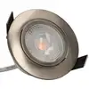 Image de Lot 3 Spots Acier Encastrables Orientables Ruby Module 5w 400lm Blanc Chaud