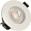 Image de Lot 3 Spots Blanc Encastrables Fixes Ruby Module 5w 400lm Blanc Chaud