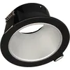 Image de Collerette Naxos Fixe Ø88 Ip20 Pour Lampe Ø50, Noir&argent