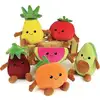 Image de Fruity 's Cagette De 6 Peluches Toutes Douces Fruits Et Légumes +/- 17 Cm