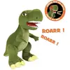 Image de Jemini Les Jeminosaures Peluche Dinosaure Sonore Et Lumineuse Tyrannosaur Trex +/- 32cm