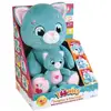 Image de Peluche douce interactive toonies maman chat et bébé chat - haut 26 cm JEM3298060244985