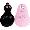 Image de Lot De 2 Peluches Coussins - Barbapapa - Barbapapa Et Barbamama - 40 Cm