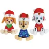 Image de Lot De 3 Peluches - Pat'patrouille - Chase, Stella Et Marcus - +/- 17 Cm - Version Noël