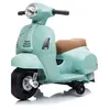 Image de Véhicule électrique pour enfant Mini Vespa GTS Vert deau