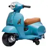 Image de Porteur électrique turbo challenge mini vespa gts turbo challenge bleu 6v pour enfants