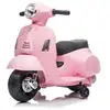 Image de Porteur Électrique Mini Vespa Gts Plastique Rose 52x38 Cm Turbo Challenge