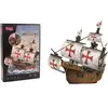 Image de Puzzle 3d - Bateau Santa Maria - Jeu De Construction - 204 Pieces - Des 8 Ans